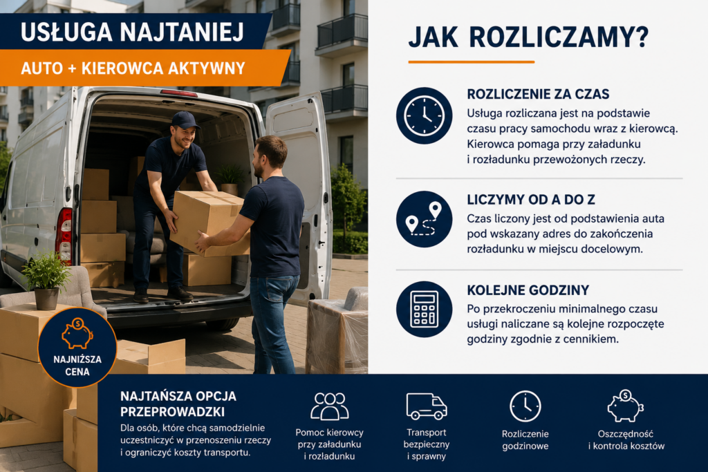 Jak rozliczamy pakiet „Usługa Najtaniej – Auto + Kierowca Aktywny”?